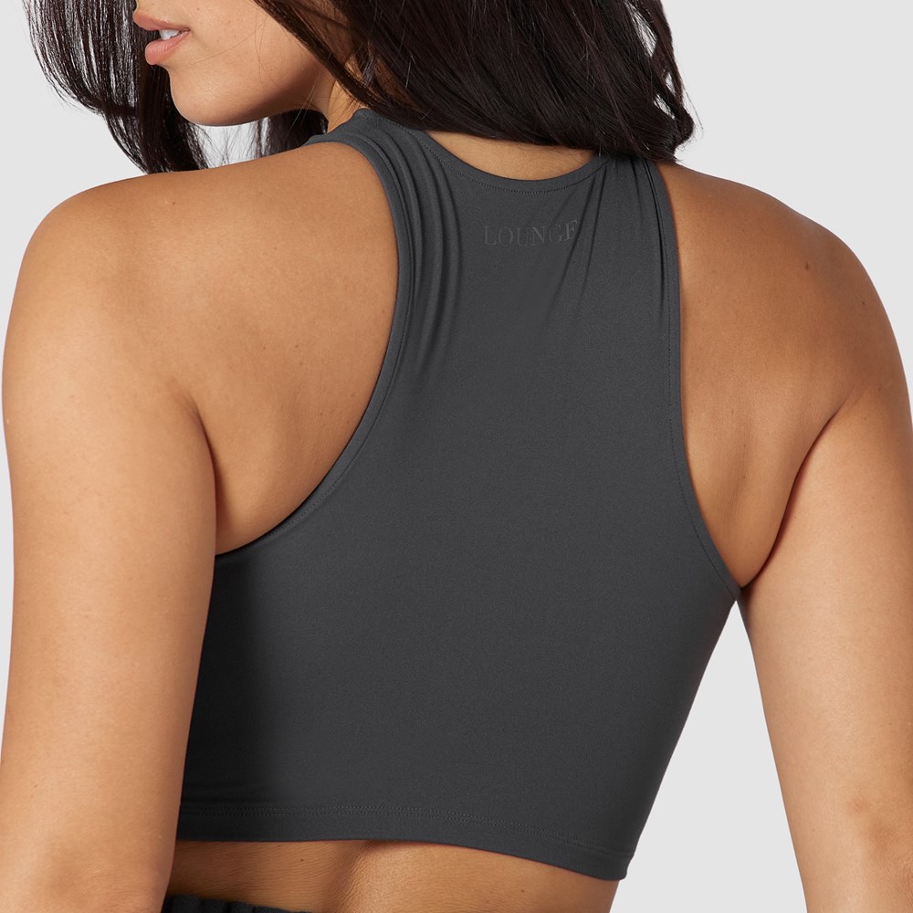 Lounge Underwear 365 Second Skin Racerback Top Pebble | IK4651829