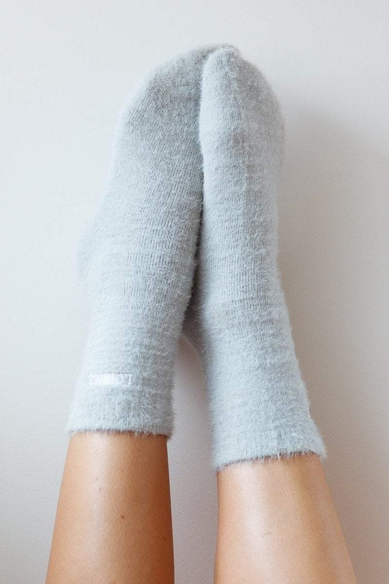Lounge Underwear Embroidered Lounge Toastie Socks Zilver | XC8792016