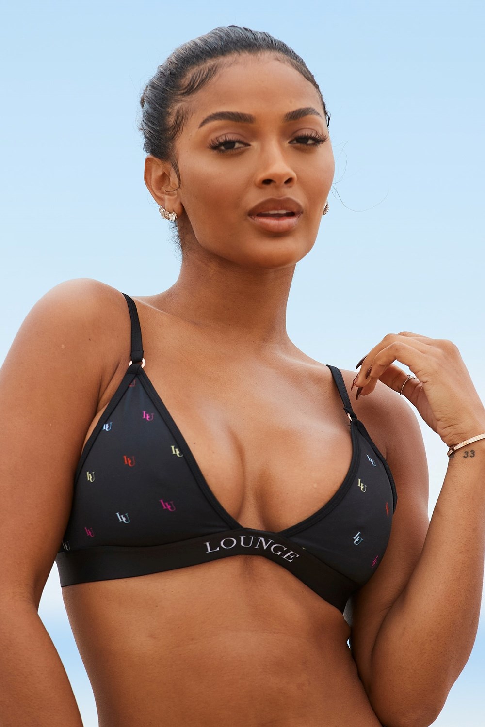 Lounge Underwear Miami Bikini Top Zwart | SZ3017459