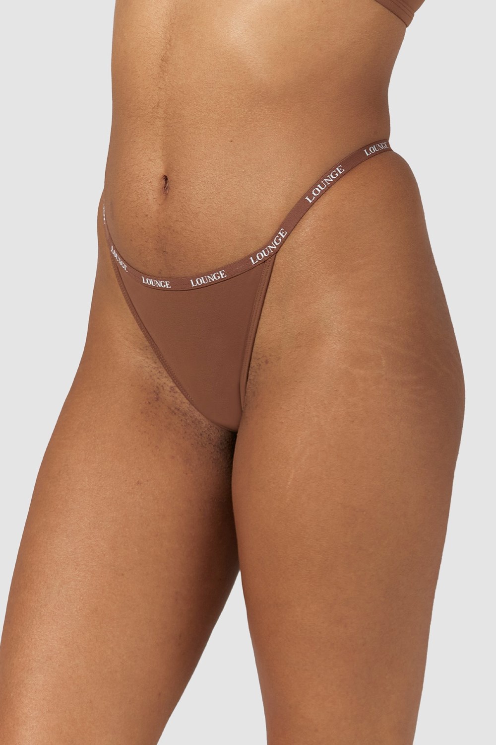 Lounge Underwear Smooth String Chestnut | RP6807124