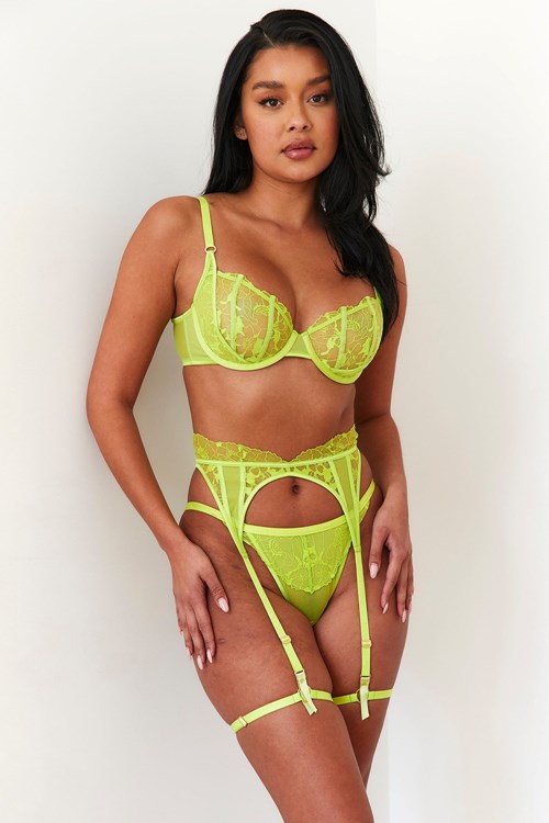 Lounge Underwear Carmen Intimates Set Lime | DY4769125