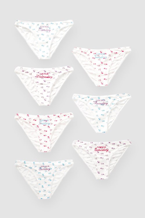 Lounge Underwear Days of the Week Briefs (7 Pack) Print | UJ3109864