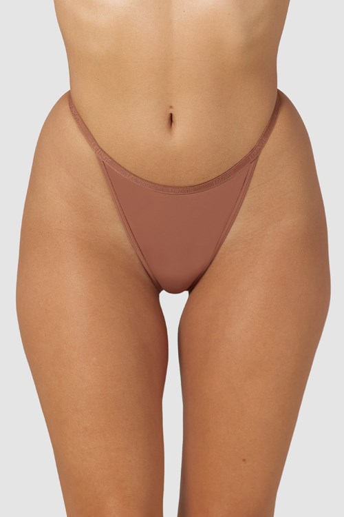Lounge Underwear Your Everyday String Mocha | MH1640789